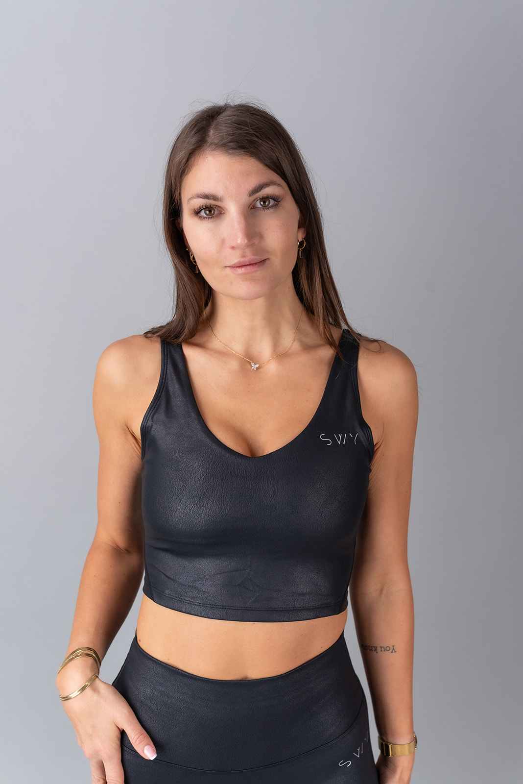 Leather Long Top