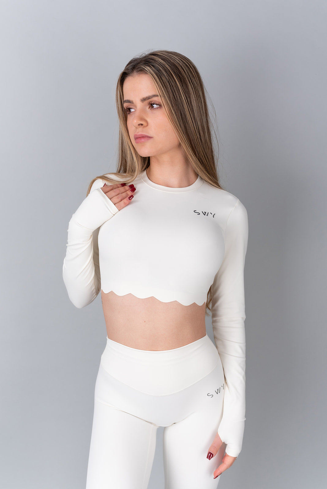 Crop top Pureline Scallop