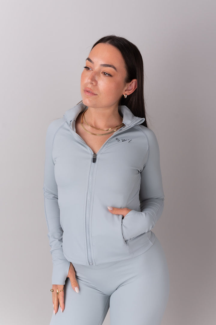 Mikina na zips s dlhým rukávom Cloud