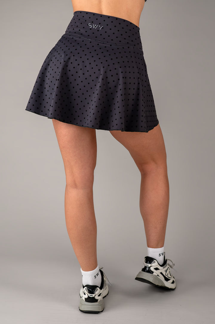 Flock Dot Skirt