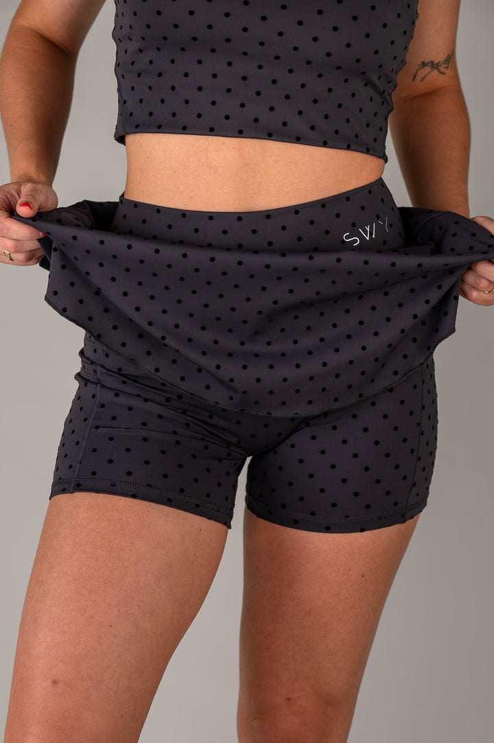 Flock Dot Skirt
