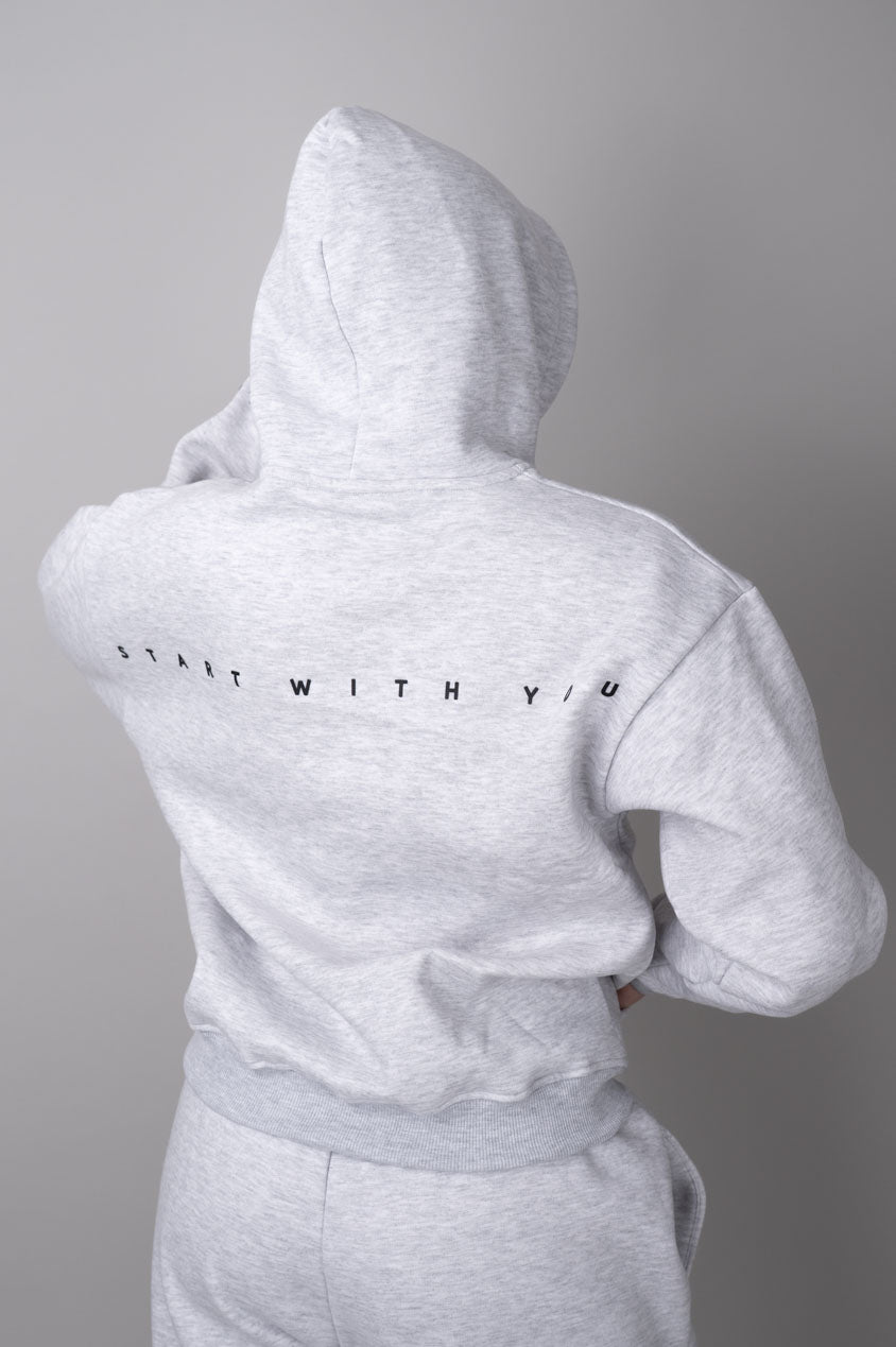 Ease hoodie grey-back