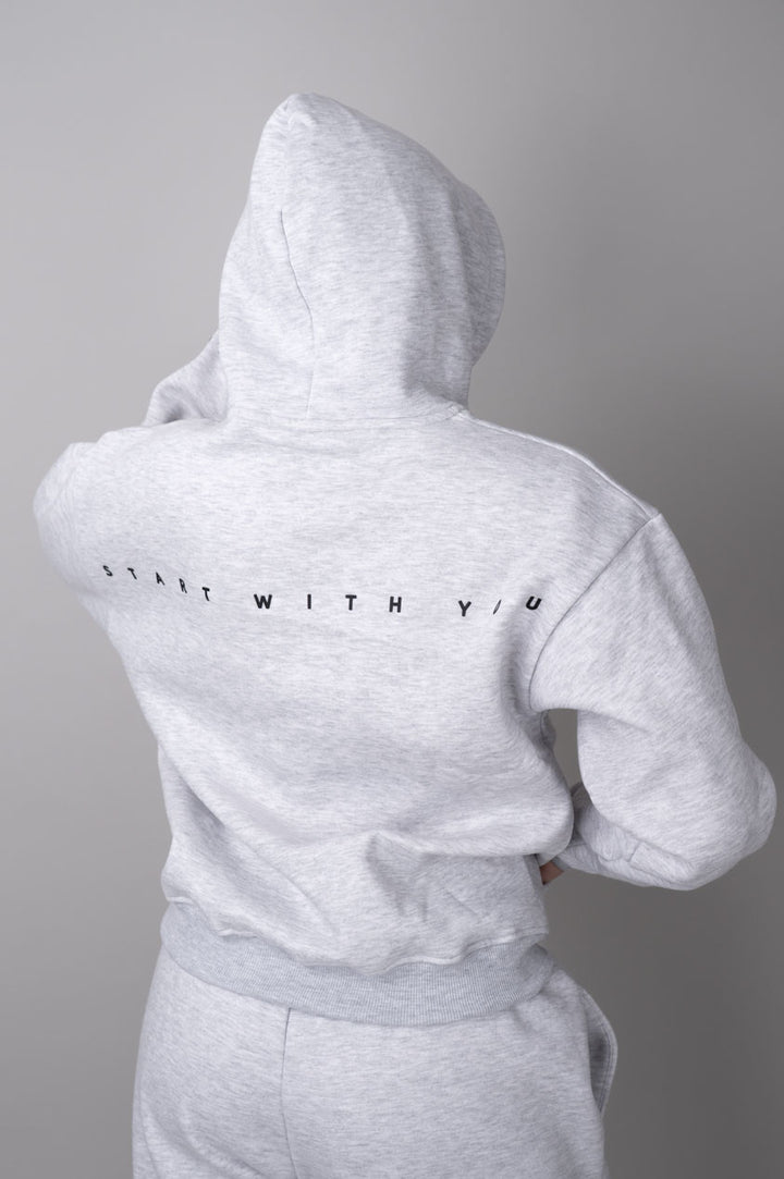 Ease hoodie grey-back