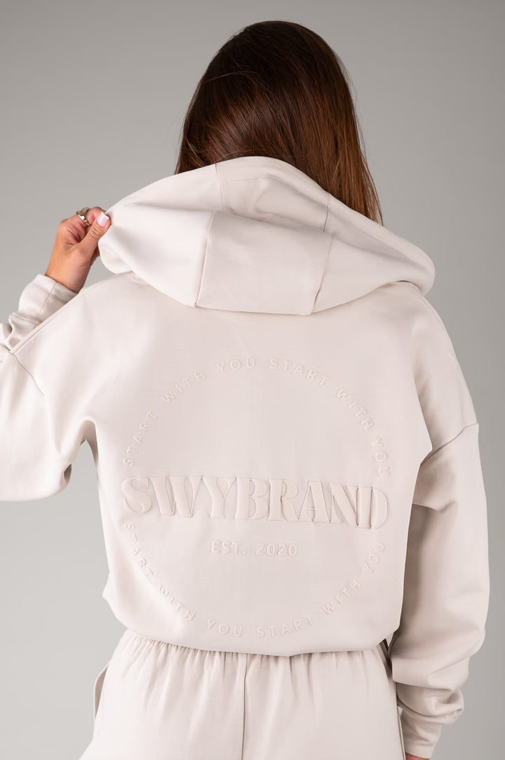 Effort Long Zip Hoodie