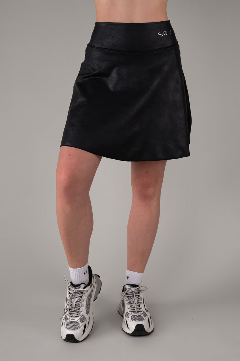 Leather Longer Skirt
